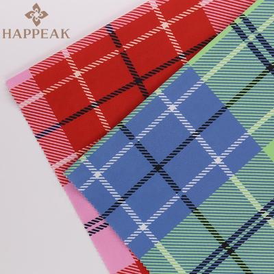 China High Quality Lightweight Waterproof Polyester Spandex Waterproof Check Fabric Digital Printed Plaid Custom Fabric For Jackets for sale