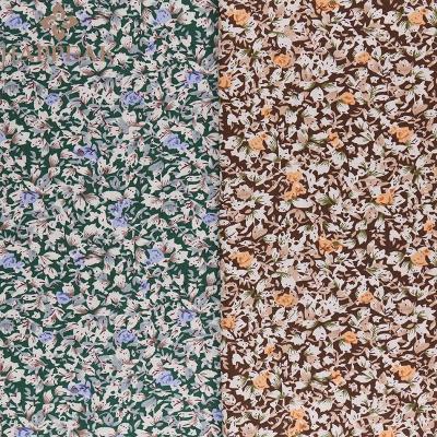 China Fashionable Soft Custom Floral Printing Cotton Fabric Shrink-Resistant Liberty Fabric Voile Cotton Lawn for sale