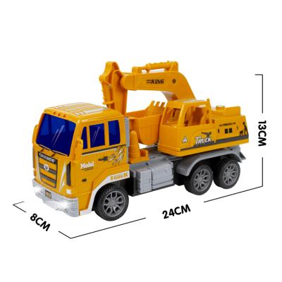 China 1:24 RC Model 4 - Way Stunt Engineering Vehicle Remote Control Excavator for sale