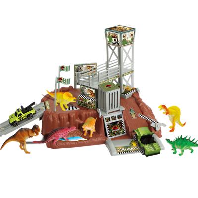 China Slot Toy DieCast Model Toy Car Dinosaur Toys Garage Lot For Boy Toys for sale