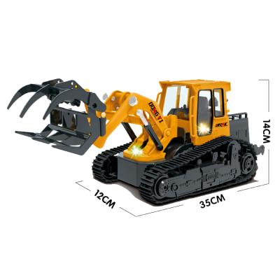 China RC Model 6-Way Stunt Engineering Vehicle Remote Control Excavator for sale