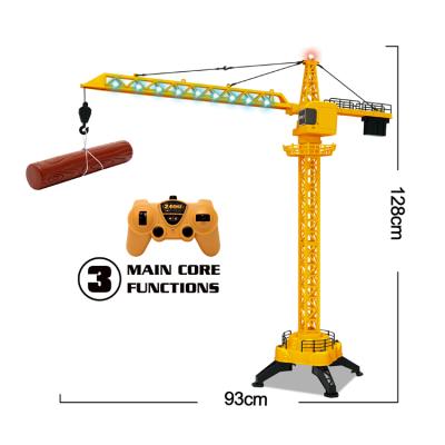 China 1:14 RC Model 6 - Way Remote Control Stunt Tower Crane With Light And Music for sale