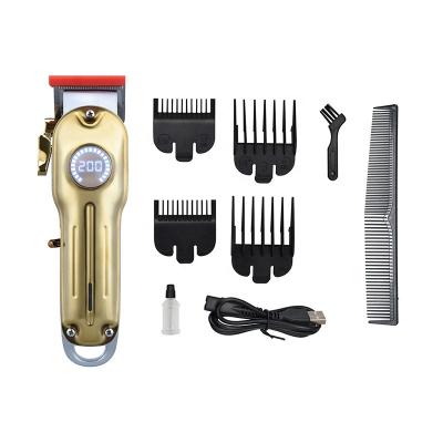 China Strong Power Wenzhou SHENYUAN LCD Show Professional All Metal Body Men Trimmer Hair Clipper Best For Hairdressers for sale