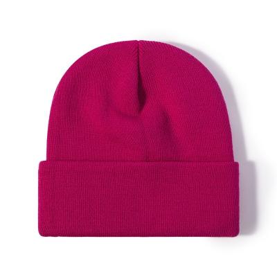 China COMMON wholesale beanie manufacturer acrylic polyester custom beanie for sale