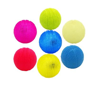 China Durable Hard TPR Ball Chew Toy For Pets Dog Squeaky Training Toys Dog Toy for sale