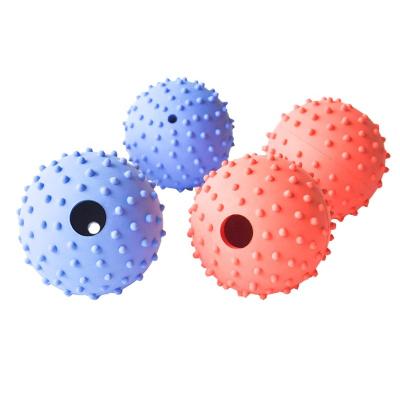 China Viable Interactive Chew Toys Hard Rubber Ball with Jingle Dog Ball Toy for sale