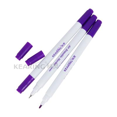 China Kearing Erasable Pen 1.0mm+0.5mm Double Tips 1.0mm+0.5mm Color Air Violet for sale