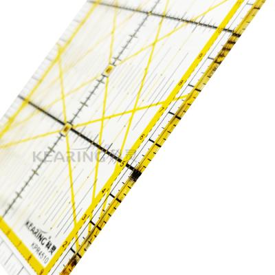 China Kearing Clear 45*10cm Patchwork Slips Quilt Handwork Quilt Acrylic Sewing Ruler Acrylic Ruler NO Quilting for sale