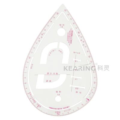 China Curved Line Drawing 24 Pcs / Lot Flexible Plastic Kearing 6403 Vary Shape Curve Ruler For Fashion Design Sewing Ruler for sale