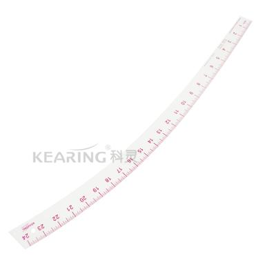 China Kearing Plastic 24 Inch Design Ruler Flexible Plastic Styling French Curve Rulers For Fashion Sewing Design for sale