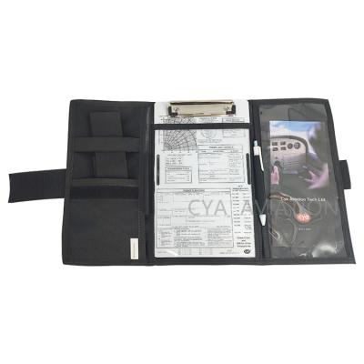 China VFR Kneeboard Triple Carry Case Bag #3F-VFR de VFR Kneeboard Carry Case Cya Brand Black for sale