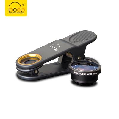 China 7 Layers Blue Coating 0.3X F30 Universal Wide Angle Lens IBOOLO Lens For Mobile Phone Selfie for sale