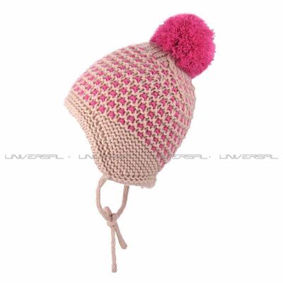 China breathable & New Winter Children's Hat Cotton Baby Penguin Ear Hat Warm Color Waterproof Knit Beanie Hat for sale