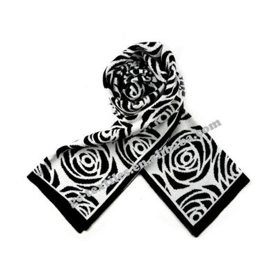 China European American Fashion Cashmere Print Logo Winter Keeping Warm Poncho Wool Men Women Knit Scarf for sale