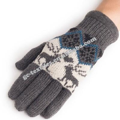 China Fashional Winter Gloves Patterns Cashmere Men Women Winter Keeping Warm Hand Gloves For Daily Life for sale