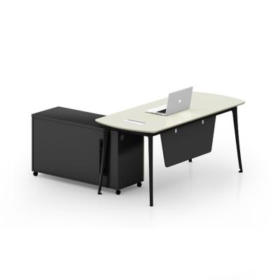 China Modern Hot Sale Fashion Design L Shape Modern Manager Desk Office Table Executive Desk for sale