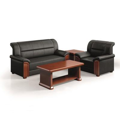 China Modular Modern Office Furniture Leather Sofa Set Soft Leather Sectional Sofa for sale