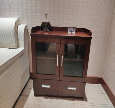 China Guangzhou Office Furniture Folder Small Tea Cabinet Expandable Corner Office Cupboard With 2 Drawer for sale