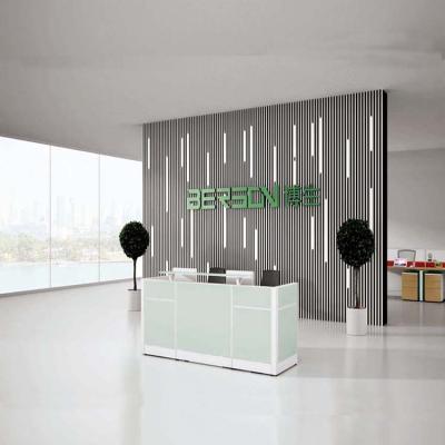 China Customized Modern Design Office Counter Table Commercial Reception For Office for sale