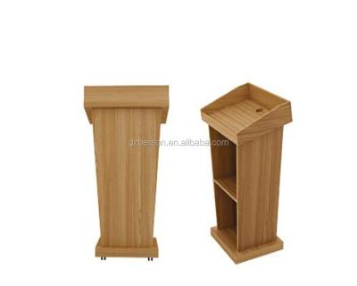 China Designs wooden top grade office furniture wooden speech desk / strong cheap wood table / conference podium for sale for sale