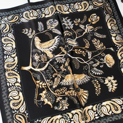 China 70CM Square Silk Scarf Hangzhou Women's All-match 100% Silk Scarf Women's Thin Shawl for sale