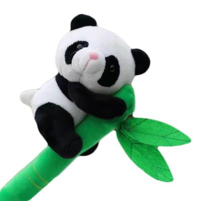 China 20CM Holding Bamboo Panda Festival Plush Toy Gift Holiday Gift Travel Memorial for sale