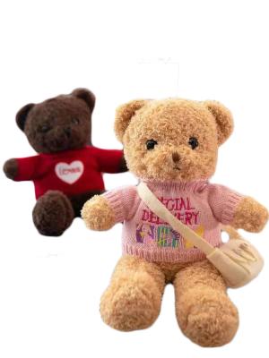 China 30cm Stuffed Teddy Bear Plush Toys With Backpack Girl'S Birthday Present Customized for sale