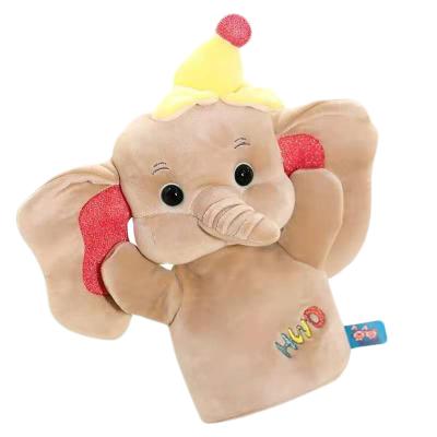 China Elephant Glove Doll Plush Hand Puppet Plush Toys Soothes Baby To Sleep for sale