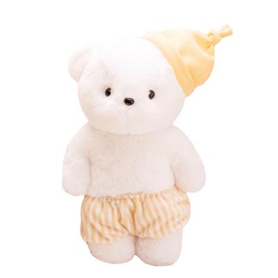 China Hand Washable 100g Teddy Bear Plush Toys With Hat for sale