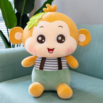 China Hand Washable PP Cotton Stuffing Plush Monkey Doll for sale