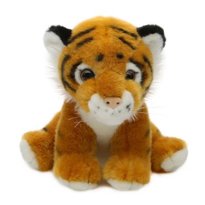 China EN71 15cm Simulation Siberian Tiger Plush Doll for sale