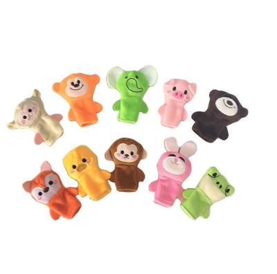 China EN71 ASTM Standard plush Cartoon Animal Finger Puppets for sale