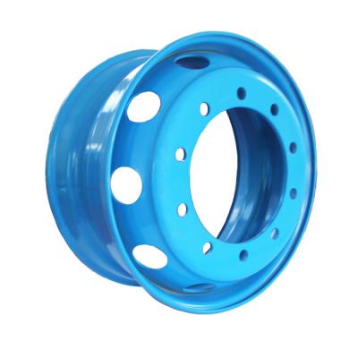 China Steel Wheel Adapter Truck Wheels Tubeless Rim 22.5 Inch Rims For Trucks China Brands for sale