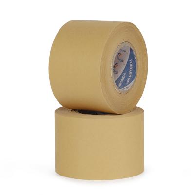 China Waterproof Paper Tape 25Mm 50M Drywall Jumbo Water Fiberglass Activated Case Gummed Paper Tape Sealer for sale