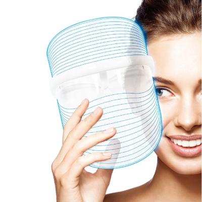 China Home Use Full 3 Colors LED Facial Mask Home Facial Beauty System Facial System Use Skin Care for sale