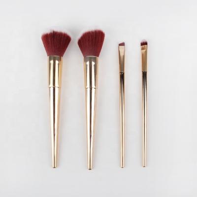 China Angular Blush Beauty Care Makeup Tools Quality Assurance High Quality Gold Gradient Set Brush For Makeup for sale