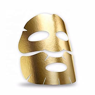 China Whitening Skin Care Mask Anti Wrinkle Gold Foil Nourishing Nourishing Facial Mask for sale