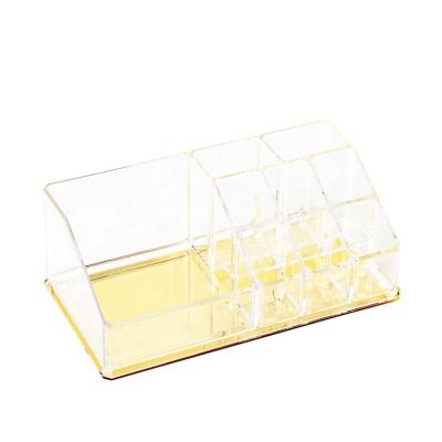 China MEJ Sustainable Cosmetic / Makeup / Desk Organizer Premium Quality Clear PS Organizer Desk Jewelry for sale