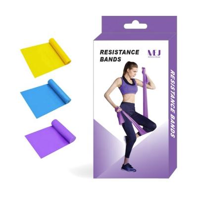 China East-to-use Yoga Fitness Resistance Bands Long Stretch Bands For Physiotherapy Yoga Pilates for sale