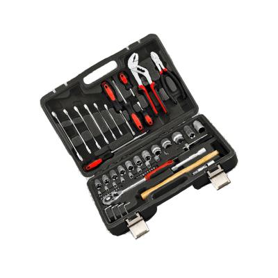 China Car Repairing Wholesale 66PCS Professional Socket Wrench Tool Box Auto Mechanics Repair Tool Kit for sale