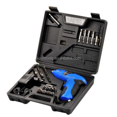 China 46pcs Cordless Screwdriver Drill Bits Socket Tool Cordless Electric Power Screwdriver for sale