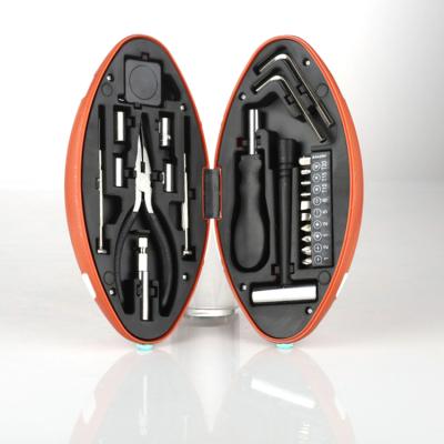 China Easy To Storage And Carry Rubby Fotball Case 24pcs Bit Mini Tool Gift Set Small Repair Tool for sale