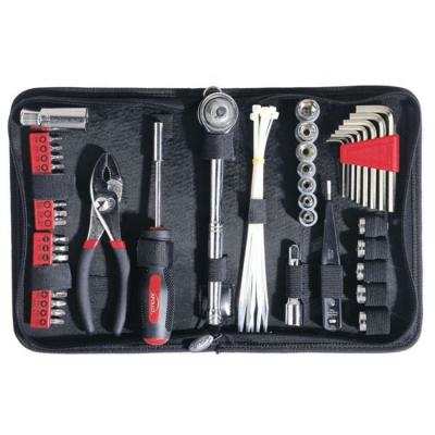 China Car Repairing Factory Direct Sale Carbon Steel Household Tool Kit Socket Bit Tool Kit 56pcs In Bag for sale