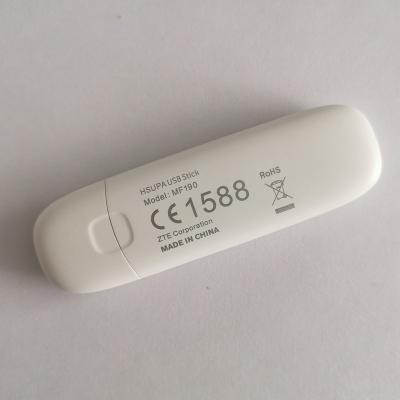 China Unlocked External For ZTE MF190 Unlocked 3G Modem 7.2Mbps USB Mobile Broadband Modem for sale