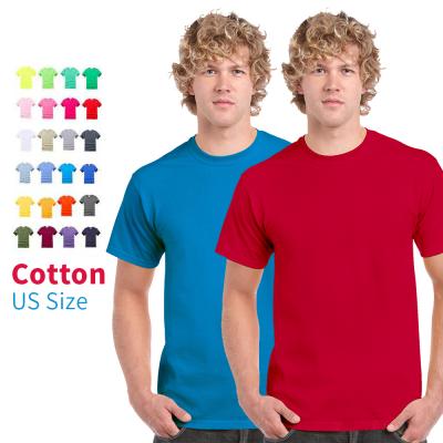 China Anti-Wrinkle US SIZE T-SHIRT Summer Men Cotton Polyester High Quality T-shirt for sale