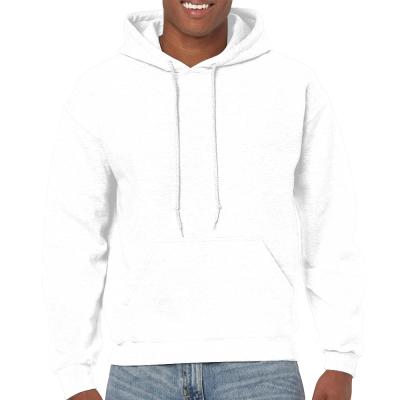 China Custom High Quality Plain White Sweatshirts 360gsm Oversized Blank Hoodies Pullover Anti Shrink For Men for sale