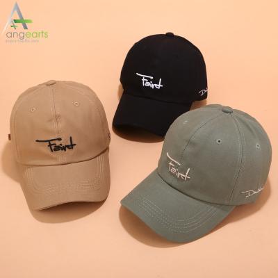 China JOINT Manufacture Sports Hats Wholesale Women Men Custom Unstructured OEM Dad Hat With Embroidery Logo for sale