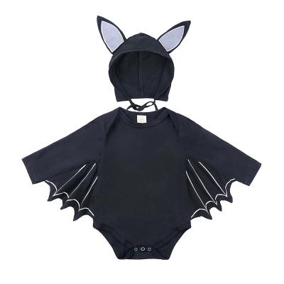 China Children's Taleskids Rompers Anti-Shrinkage European and American Overalls Hat Autumn Batwing Sleeve Baby Triangle for sale