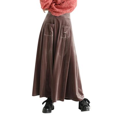 China Custom Made LadiesLong Anti-Static Skirts Women A Line Maxi Skirt For Women Casual 2023 for sale