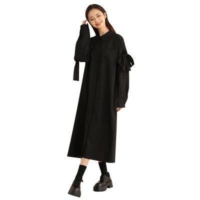 China 2023 Anti-Static OEM Odm Japanese Style New Autumn Women's Casual Dress High Quality Long Sleeve Dresses for sale